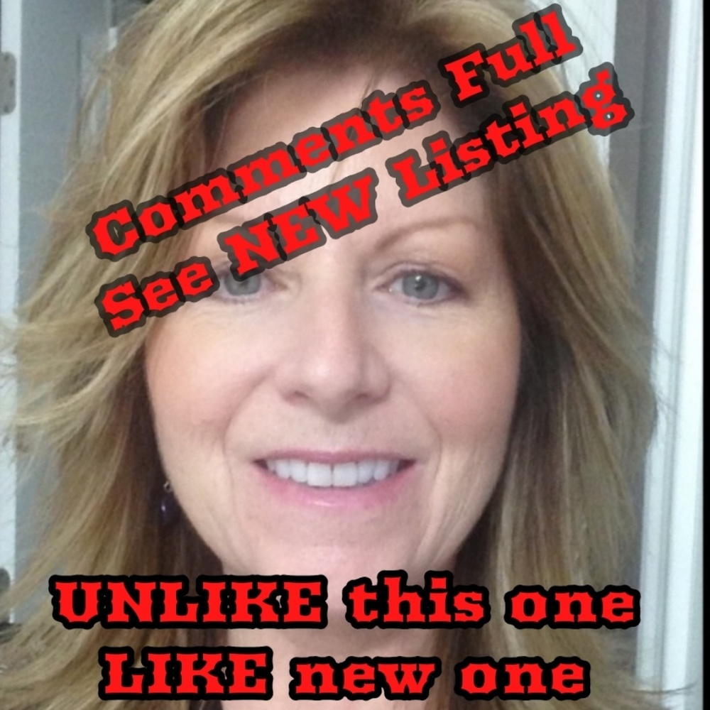 PLEASE LIKE NEW LISTING - COMMENTS FULL
